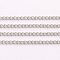 Tarnish Resistant 304 Stainless Steel Curb Chains, Twisted Chains, with Spool, Soldered, Stainless Steel Color, 3x2x0.5mm, about 82.02 Feet(25m)/roll