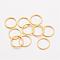 Brass Linking Rings, Golden, 10x0.7~1mm