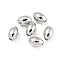 Brass Beads, Cadmium Free & Nickel Free & Lead Free, Barrel, Real Platinum Plated, 6x4mm, Hole: 1.2mm