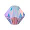 Preciosa® Crystal Beads, Czech Crystal, Bicone(451 69 302 Rondelle), 20310 20000 Violet AB 2x, 4mm, Hole: 0.8mm