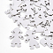 Tarnish Resistant 201 Stainless Steel Links connectors, Laser Cut Links, Girl, Stainless Steel Color, 16.5x11x1mm, Hole: 1.4mm