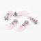 Natural Rose Quartz Big Pendants, with Alloy Findings, Arrow, Platinum, 56~58x16x10mm, Hole: 5x7mm