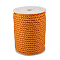 Twisted Nylon Thread, Dark Orange, 5mm, about 18~19yards/roll(16.4m~17.3m/roll)