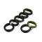 Natural Chinese Southern Jade Plain Band Ring, Gemstone Jewelry for Women, US Size 5 1/2(16.1mm)~US Size 8 3/4(18.7mm)