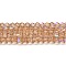Transparent Electroplate Glass Beads Strands, AB Color Plated, Faceted, Bicone, Dark Goldenrod, 2.9~3.3mm, about 135~140pcs/strand, 38~40cm