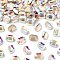 Preciosa® MAXIMA Crystal Fancy Stones, Czech Crystal, 435 34 222 Octagon, Dura Foiling, 00030 200 Crystal AB, 8x6mm