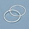 Brass Linking Rings, Long-Lasting Plated, Round Ring, 925 Sterling Silver Plated, 20x1mm, Inner Diameter: 18mm
