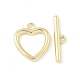 Застежки-тоглы из сплава в форме сердца FIND-B047-22G-1