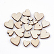 Неокрашенные натуральные деревянные бусины WOOD-N002-04-1
