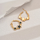 Стильные серьги-кольца из нержавеющей стали 201 SL4993-5