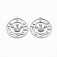 Латунные микропаве прозрачные подвески с фианитом KK-S356-685-1