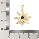 Микро из латуни со стеклянными подвесками KK-U013-05G-3