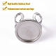Фурнитура для манжетного кольца из нержавеющей стали 201 STAS-S080-040D-P-2
