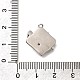 Латунные микро проложить кубического циркония подвески KK-Q035-16D-P-3