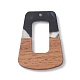 Подвески из перламутровой смолы и орехового дерева WOOD-C016-01C-2