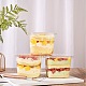 Индивидуальные пластиковые коробки для тортов BAKE-PW0002-32-3