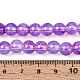 Выпечка окрашенные стеклянные бусины пряди X-DGLA-Q023-8mm-DB55-4