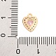 Латунные микро проложить кубического циркония подвески KK-Z066-05G-01-3