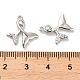 Латунные микропаве прозрачные подвески с фианитом KK-C054-16P-3