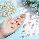 Подвески из акрила с имитацией жемчуга FIND-PH0009-51-3
