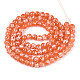 Выпечка краска бисер пряди DGLA-N015-8mm-04-2