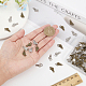 100шт 2 цвета подвески из сплава со стразами FIND-GL0001-50-3