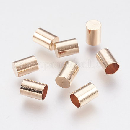 Конечные латунь шнур шапки FIND-P029-06LG-1