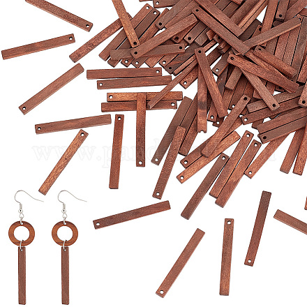 120 шт. подвески из натурального дерева WOOD-PH0002-65-1