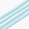 Faux Suede Cord, Faux Suede Lace, Pale Turquoise, 2.5~2.8x1.5mm, about 1.09 yards(1m)/strand