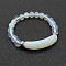Opalite Bead Stretch Bracelets for Women Men, Perimeter:7-7/8 inch(20cm)