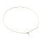 Brass Slider Bracelet/Bolo Necklace Making, with Spring Ring Clasps, Golden, 17-3/4 inch(45cm), 1mm