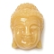 Glass Pendants, Figure of Buddha, Gold, 29.5x21x14mm, Hole: 1mm