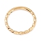 Twisted Ring Hoop Earrings for Girl Women, Chunky 304 Stainless Steel Earrings, Golden, 12.7x1.2mm, 16 Gauge(1.3mm)