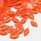 Cat Eye Cabochons, Horse Eye, Coral, 15x7x2.5mm