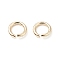 Brass Jump Rings, Open Jump Rings, Long-Lasting Plated, Cadmium Free & Lead Free, Round Ring, Real 14K Gold Plated, 3x0.5mm, 24 Gauge, Inner Diameter: 2mm
