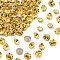 Preciosa® MAXIMA Crystal Round Stones, Czech Crystal, Dura Foiling, Round(431 11 615 Chaton), 10020 Light Topaz, SS39(8.15~8.4mm)