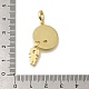 Латунь кубический цирконий европейские подвески с подвесками KK-R002-23G-02-3