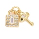 Кубического циркония подвески KK-E275-21G-1