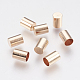 Конечные латунь шнур шапки FIND-P029-06LG-1