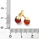 Латунные микро проложить кубического циркония подвески KK-R220-01G-3