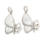 Латунные микропаве прозрачные подвески с фианитом KK-L211-019P-01