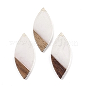 Большие подвески из смолы и дерева WOOD-F015-12A