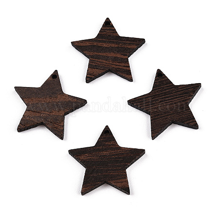 Подвески из натурального дерева венге WOOD-T023-80-1