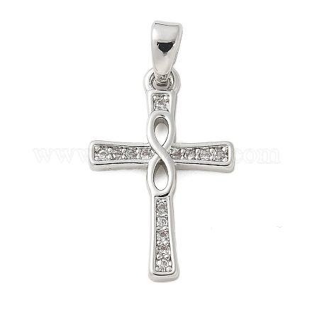 Латунные микро проложить кубического циркония подвески KK-U056-51P-1