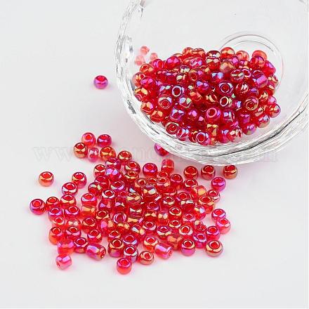 6/0 прозрачные цвета радуги круглый бисер X-SEED-A007-4mm-165-1