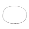 Non-Tarnish 304 Stainless Steel Ball Chain Necklaces for Women, Stainless Steel Color, 16.06 inch(40.8cm), bead: 2mm