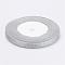 Glitter Metallic Ribbon, Sparkle Ribbon, DIY Material for Organza Bow, Double Sided, Silver Color, Size: about 3/8 inch(10mm) wide, 25yards/roll(22.86m/roll), 10rolls/group, 250yards/group