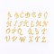 304 Stainless Steel Pendants, Letter A~Z, Golden, 13.5~18x4.5~15x1mm, Hole: 1mm