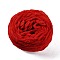 Soft Crocheting Yarn, Thick Knitting Yarn for Scarf, Bag, Cushion Making, Red, 7~8mm, 65.62 yard(60m)/roll