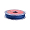 2-Ply Round Waxed Cotton Thread Cords, Import From Japan, Royal Blue, 0.5mm, about 21.87 Yards(20m)/Roll